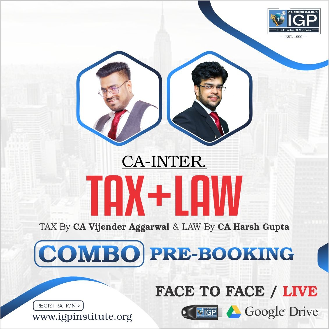 CA Inter Tax & Law Combo Nov 23 Exam Pre Booking
